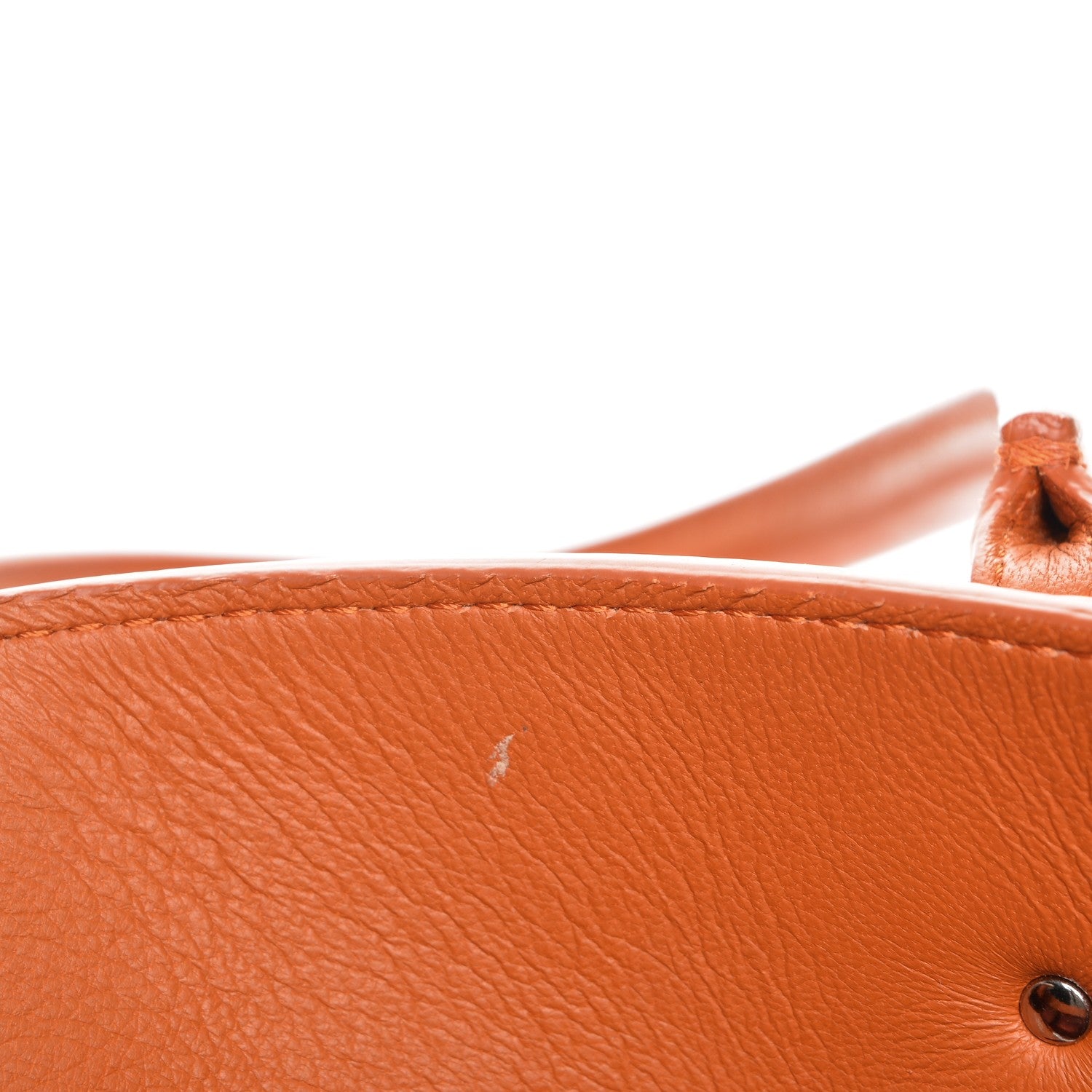 Balenciaga Veau Papier A4 Tote Tangerine 8 of 9