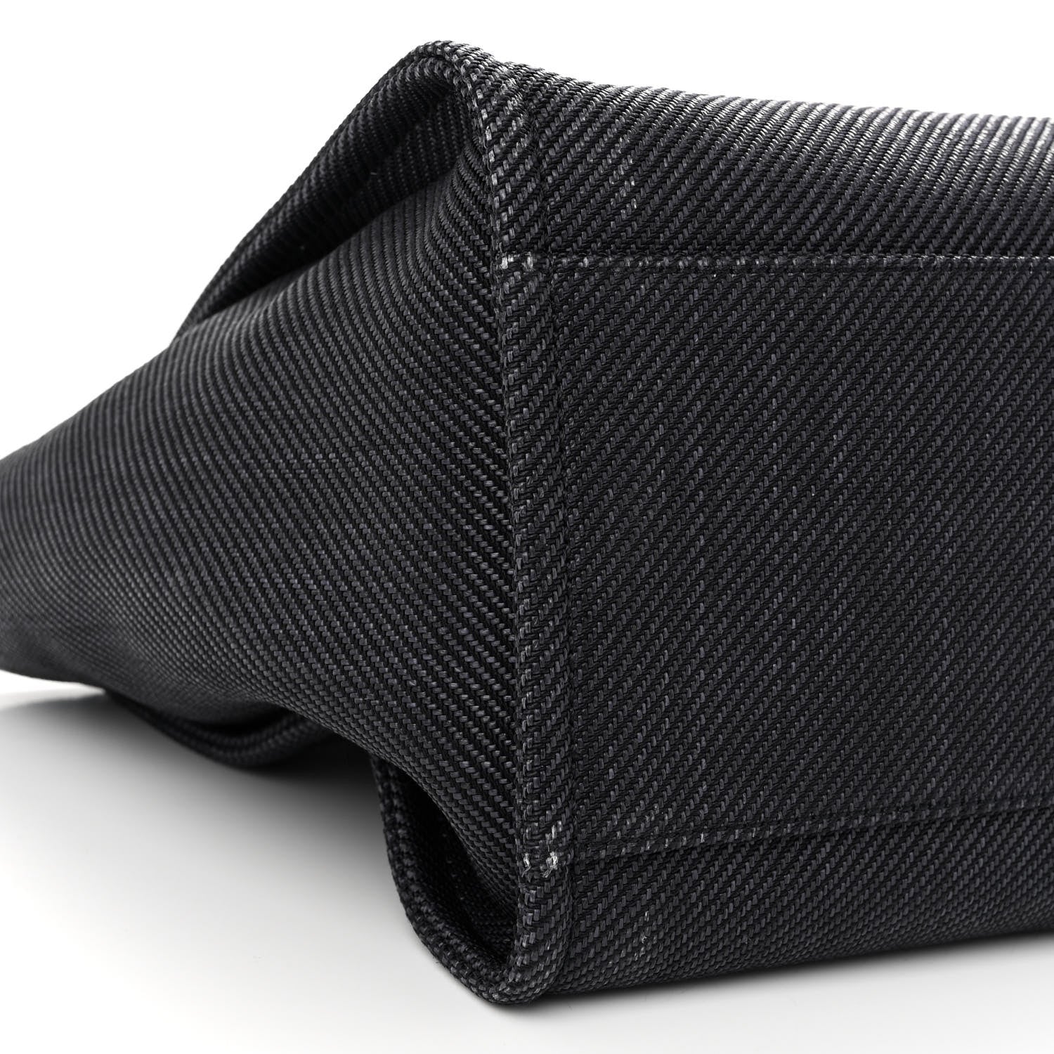 Chanel Woven Straw Raffia Medium Deauville Tote Black 9 of 10