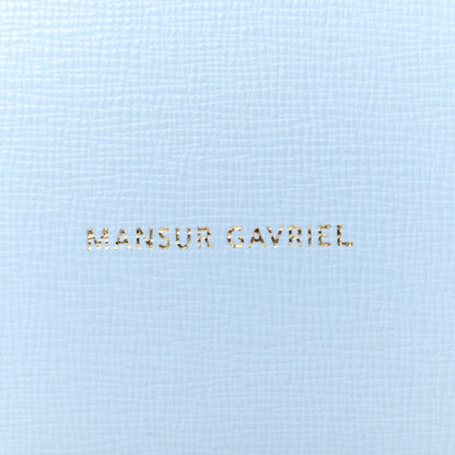 Mansur Gavriel Saffiano Small Zip Tote Light Blue 7 of 11
