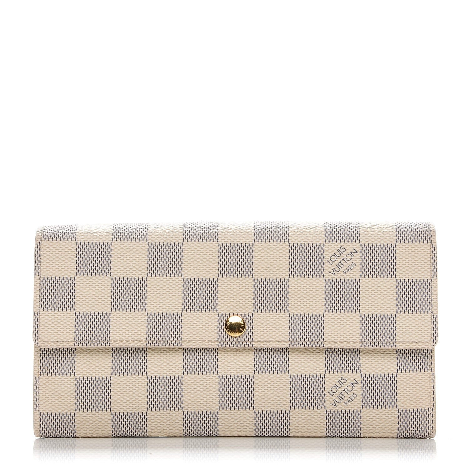 Louis Vuitton Damier Azur Sarah Wallet 1 of 8