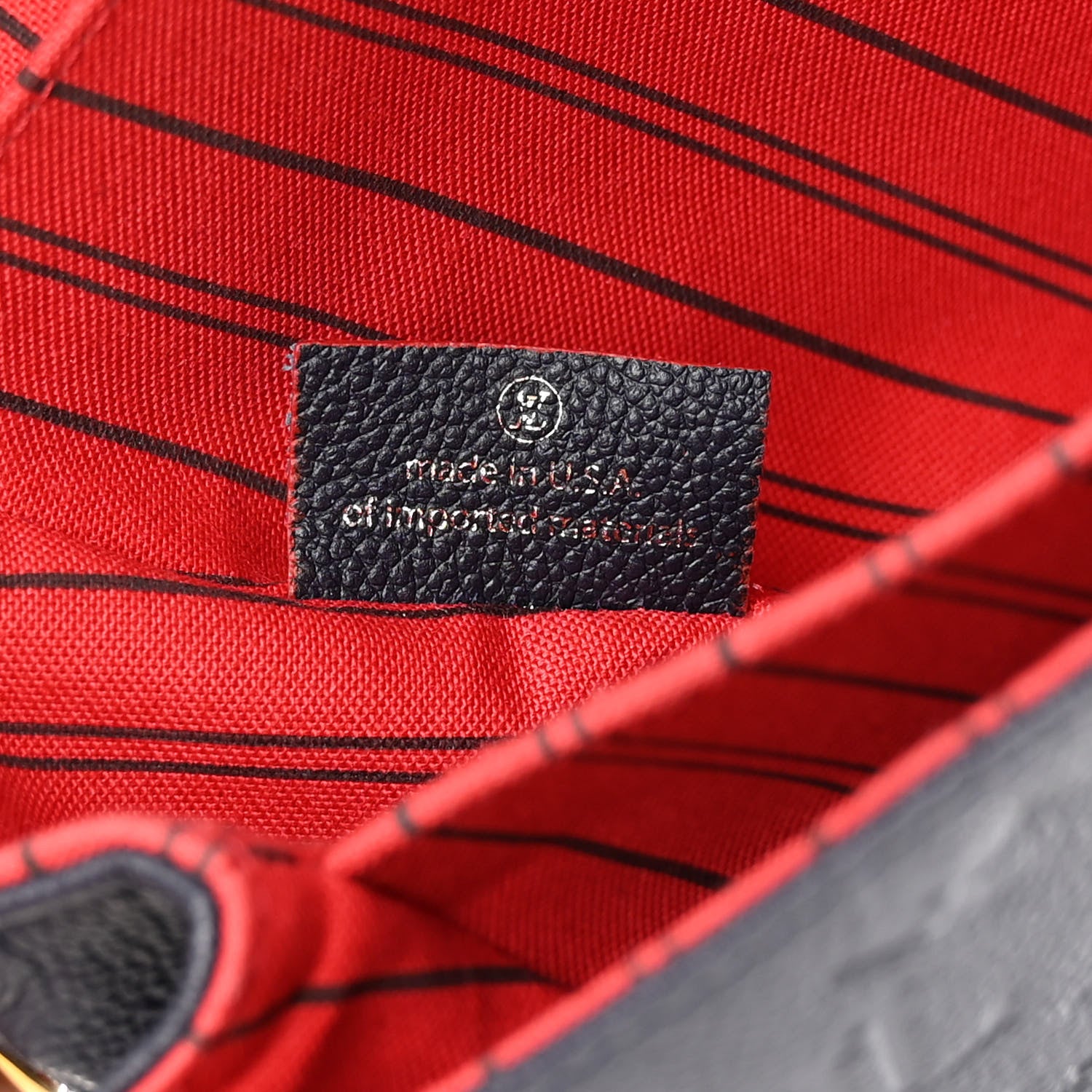 Louis Vuitton Empreinte Pochette Metis Marine Rouge 7 of 13