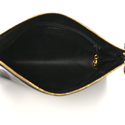 Chanel Patent Timeless CC Cosmetic Pouch Black 5 of 8