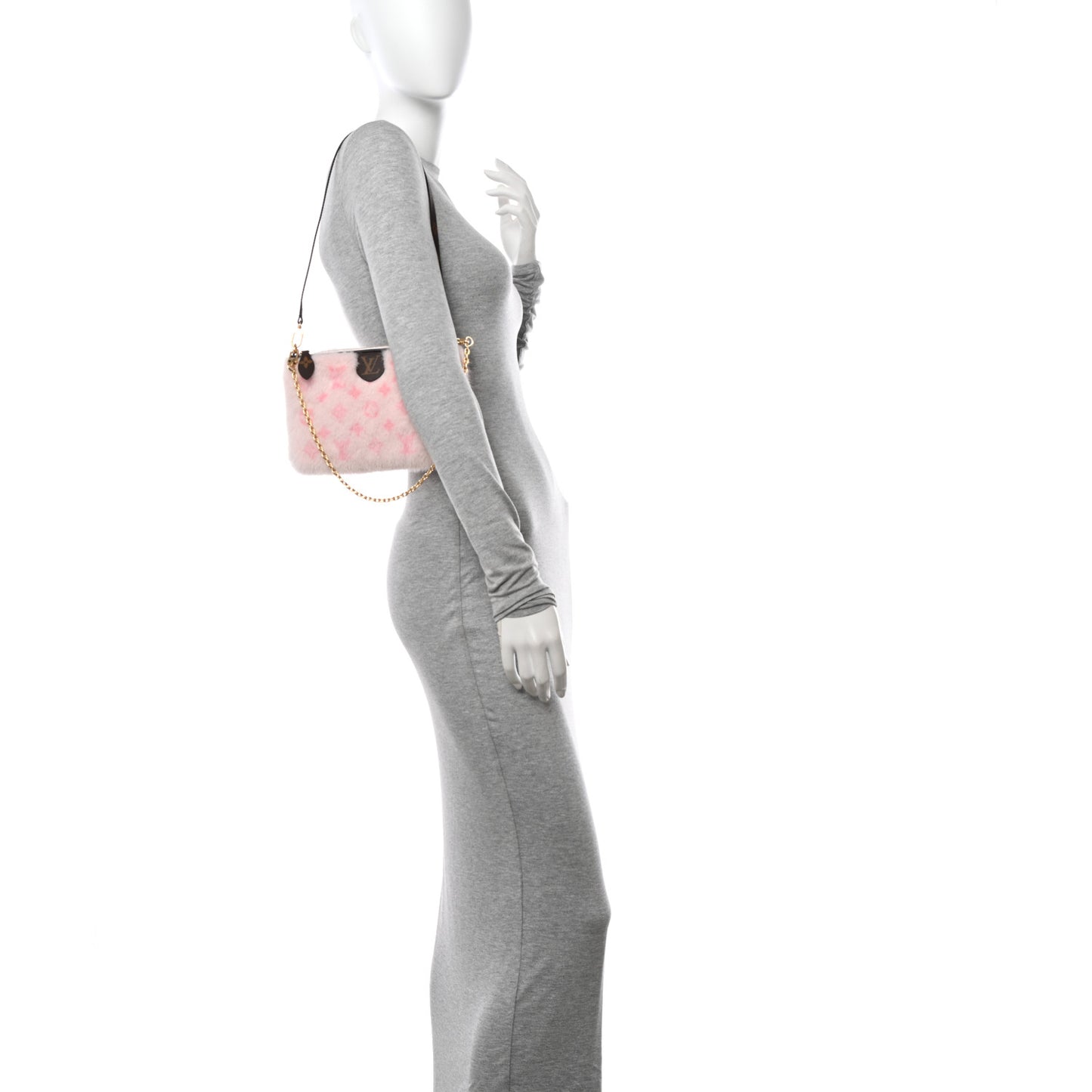 Monogram Mink Neo Pochette Milla Vision Pink