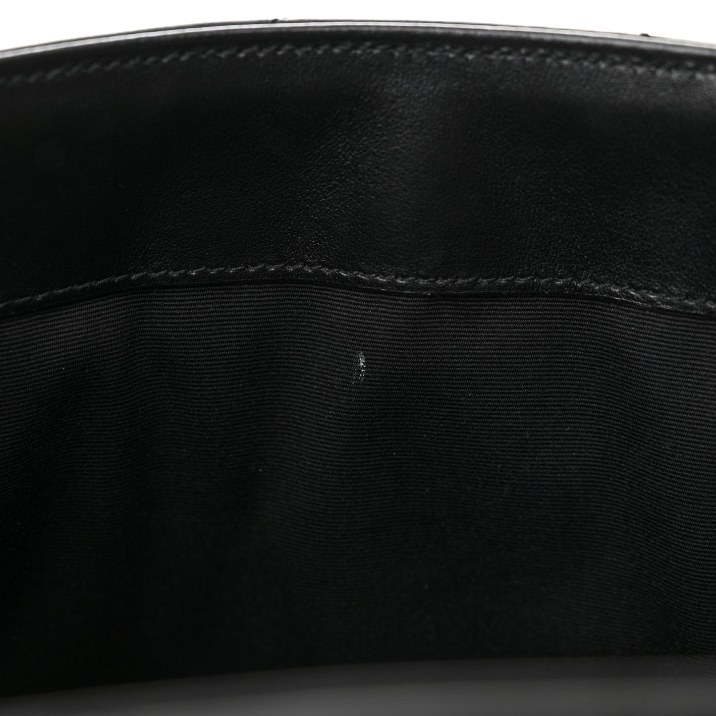 Calfskin Y Quilted Monogram Medium Loulou Chain Satchel Black