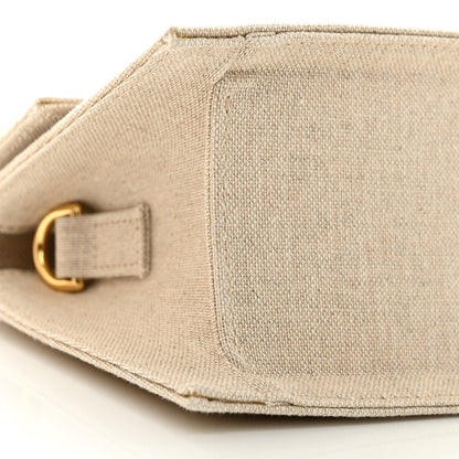Jacquemus Linen Le Chiquito Moyen Light Greige 8 of 9