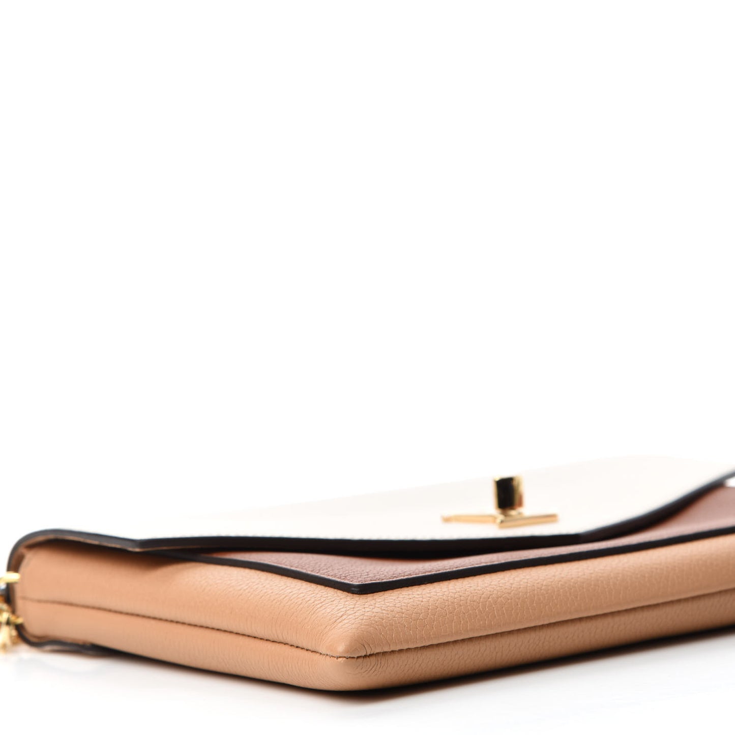 Soft Calfskin My Lockme Pochette Arizona Quartz Caramel