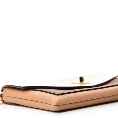 Louis Vuitton Soft Calfskin My Lockme Pochette Arizona Quartz Caramel 6 of 11