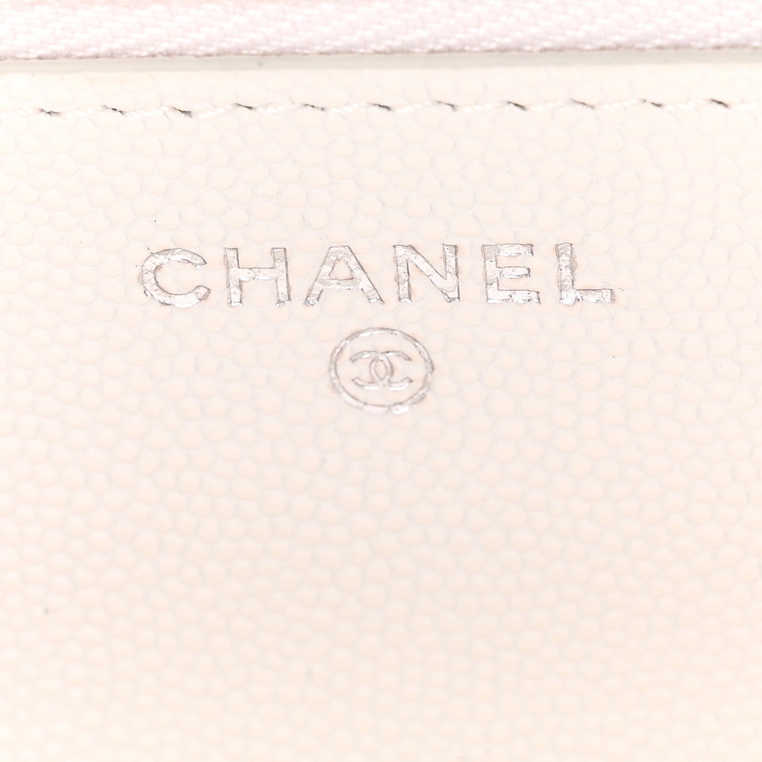Chanel Caviar Quilted Chanel 19 Wallet On Chain WOC White Pink 6 of 12