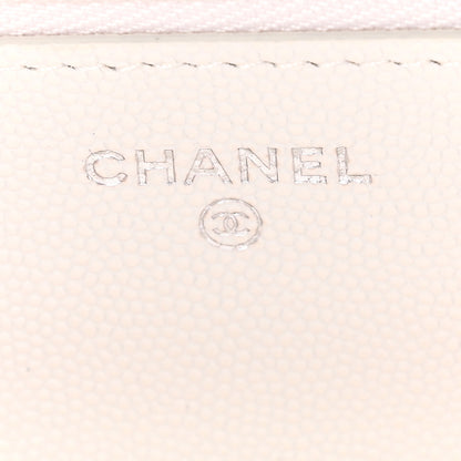 Chanel Caviar Quilted Chanel 19 Wallet On Chain WOC White Pink 6 of 12