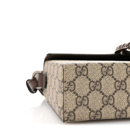 Gucci GG Supreme Monogram Web Medium Dionysus Messenger Brown 9 of 10