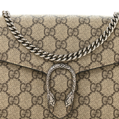 Gucci GG Supreme Monogram Mini Dionysus Chain Wallet Beige Vulcanic Red 8 of 13