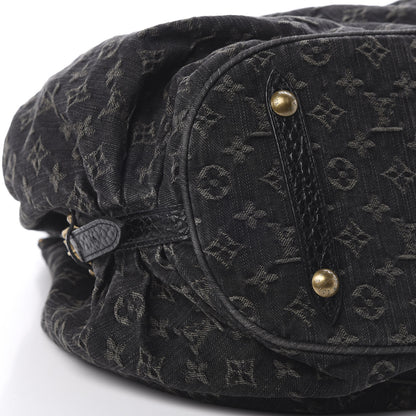 Louis Vuitton Denim Mahina XL Black 8 of 9