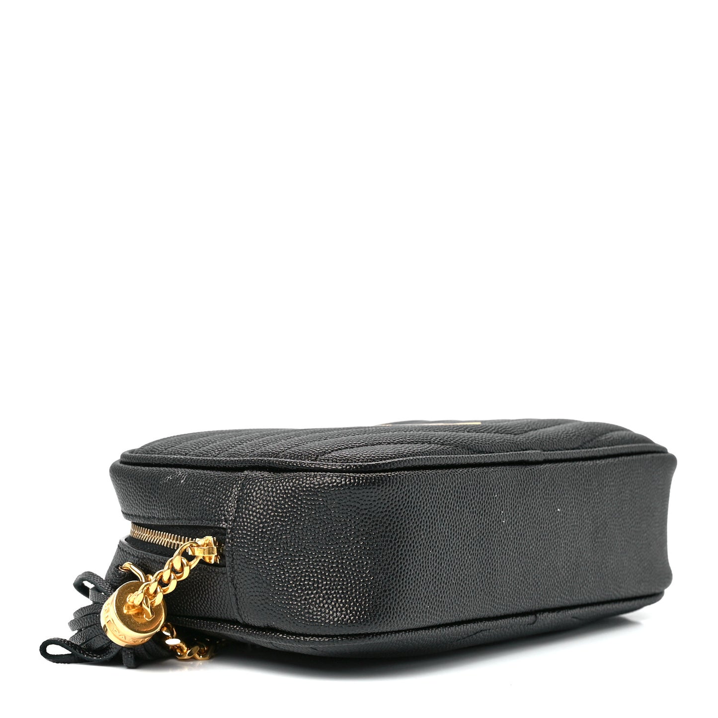 Grain De Poudre Matelasse Monogram Mini Lou Camera Bag Black