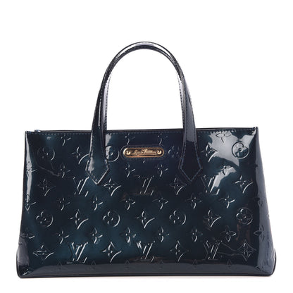 Louis Vuitton Vernis Wilshire PM Blue Nuit 1 of 7