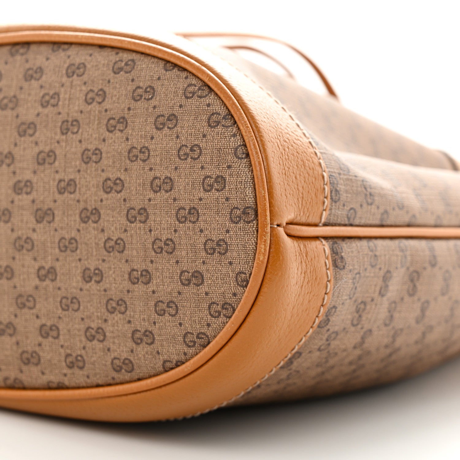 Gucci X DISNEY Mini Vintage GG Supreme Monogram Bucket Bag Beige Vintage Sun Oil 10 of 11