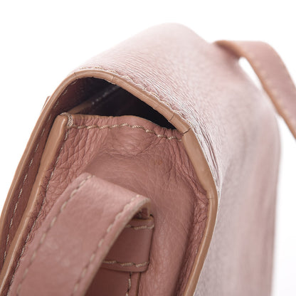 Chloe Grained Calfskin Small Marcie Saddle Bag Anemone Pink 10 of 10