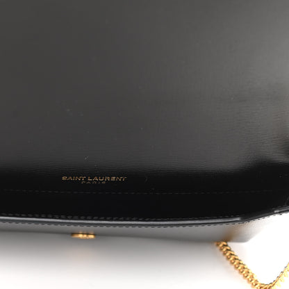 Saint Laurent Smooth Calfskin Monogram Phone Holder Crossbody Black 5 of 9