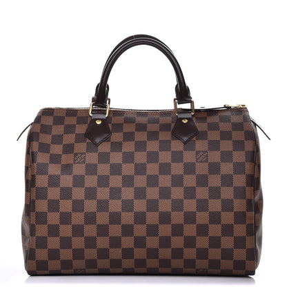 Louis Vuitton Damier Ebene Speedy 30 1 of 9
