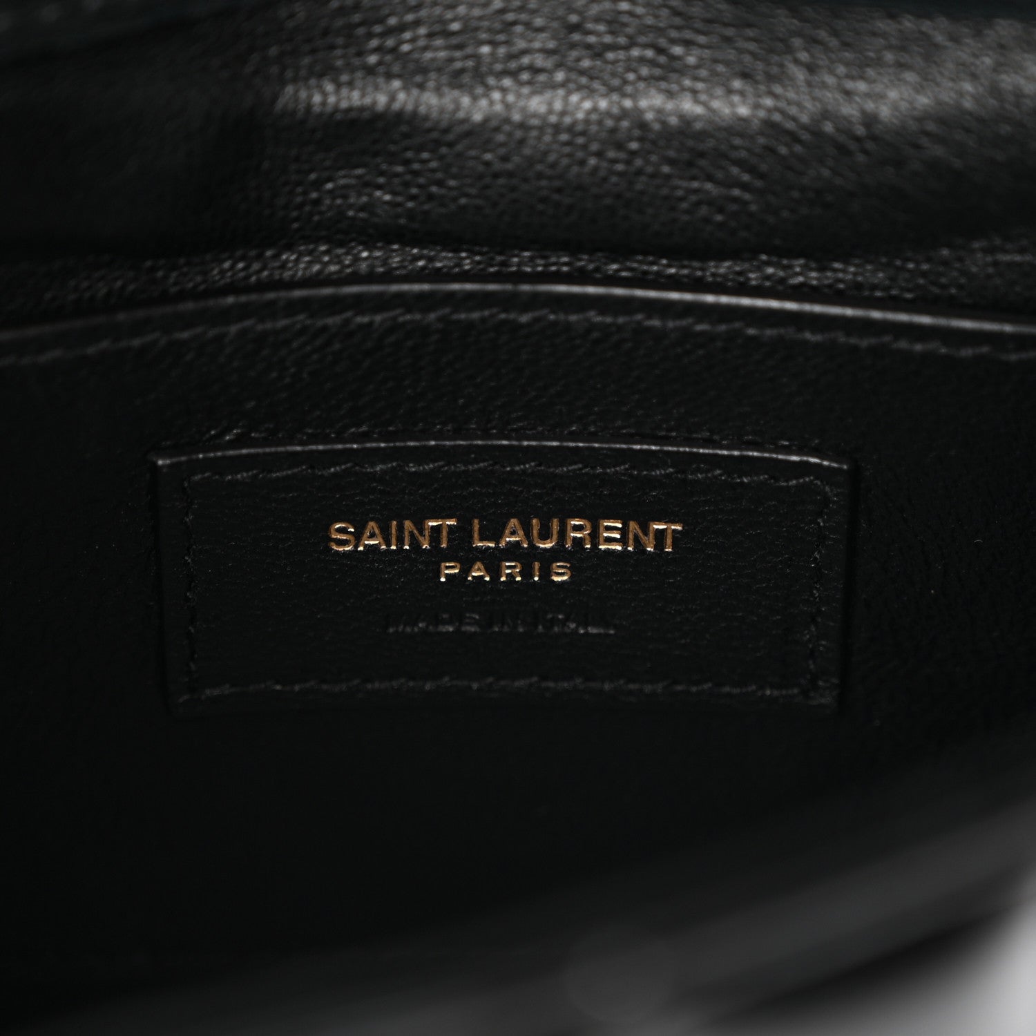 Saint Laurent Patent Calfskin Matelasse Monogram Small Vicky Chain Bag Black 6 of 10