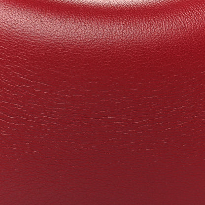 Jacquemus Lambskin Le Petit Calino Ring Top Handle Bag Dark Red 7 of 9