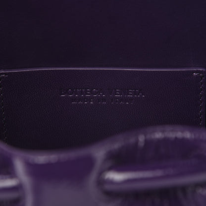 Bottega Veneta Patent Deerskin Small Beak Triangle Flap Shoulder Bag Raisin 6 of 8