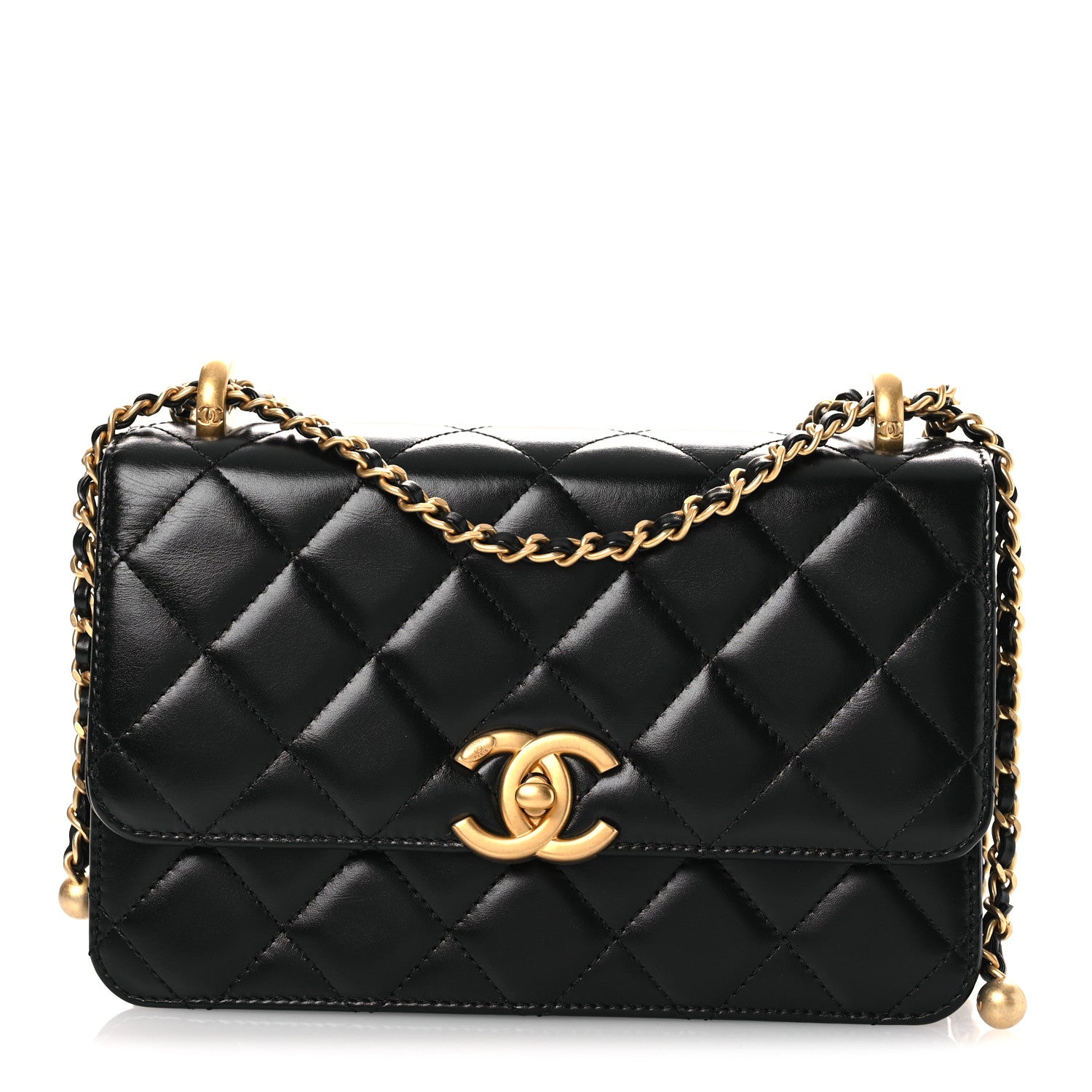 Chanel Calfskin Quilted Perfect Fit Flap Black 1 of 12