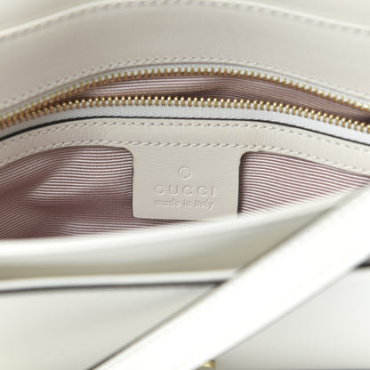 Gucci Calfskin Small Arli Flap Shoulder Bag Mystic White 8 of 10