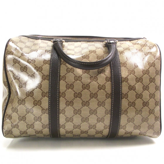 Crystal Monogram Dollar Calfskin Medium Joy Boston Beige Ebony Testa di Moro