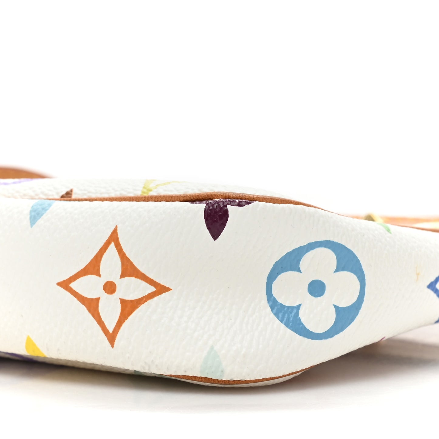 Monogram Multicolor Pochette Accessories White