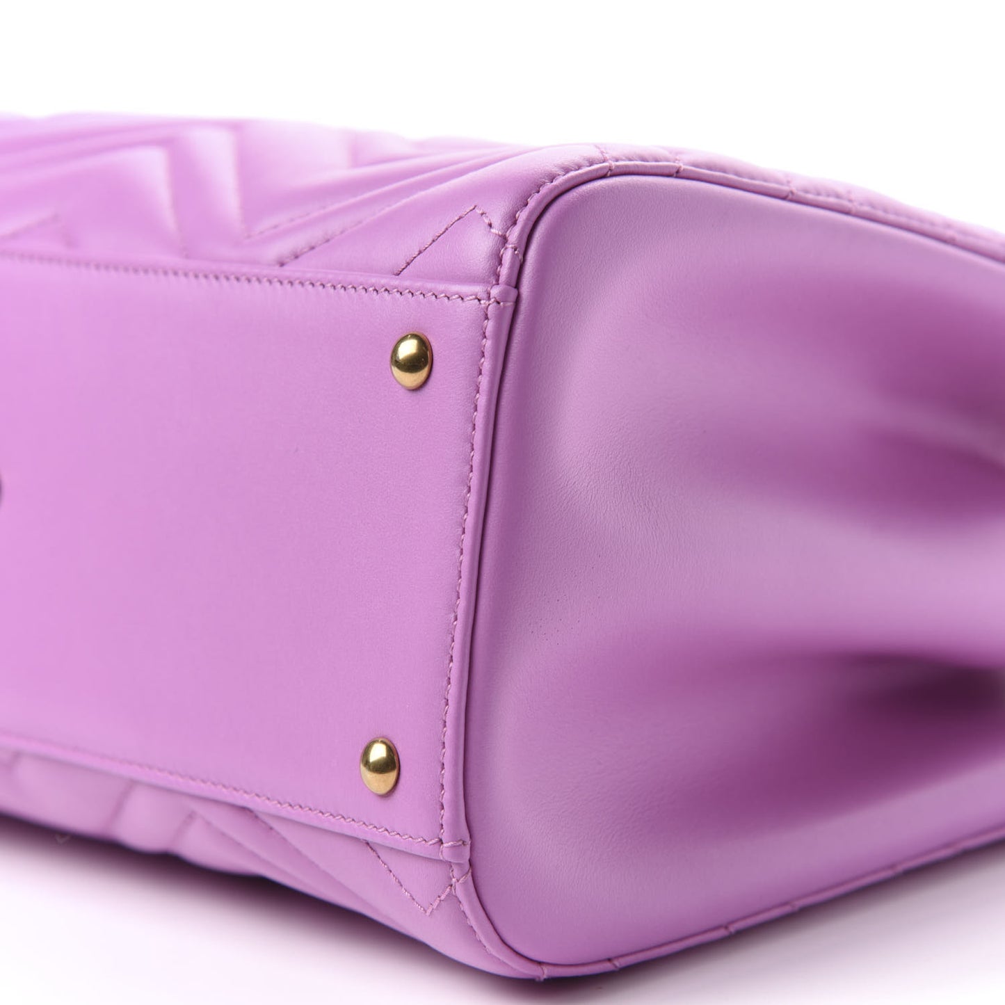 Calfskin Matelasse Small GG Marmont Tote Candy Mousse