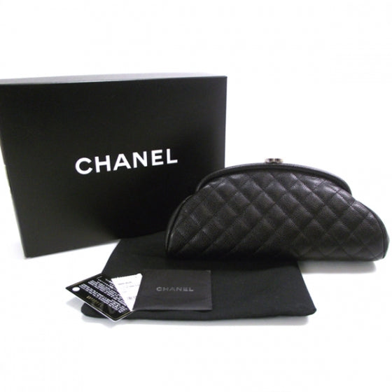 Chanel Caviar Quilted Timeless Clutch 2 of 10