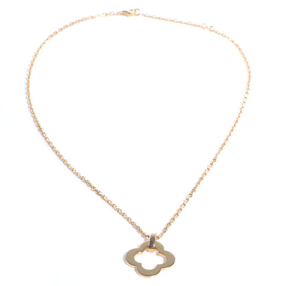 Van Cleef & Arpels 18K Yellow Gold Byzantine Alhambra Pendant Necklace 5 of 6