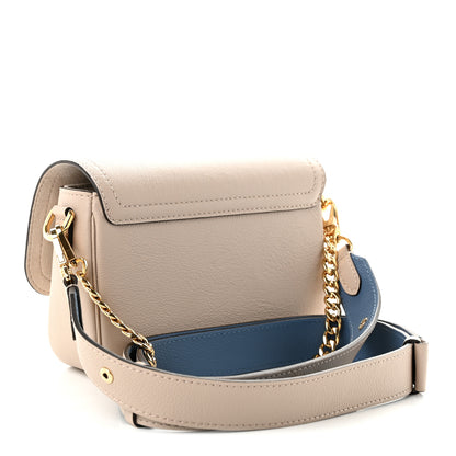 Louis Vuitton Grained Calfskin Lockme Tender Greige 3 of 9