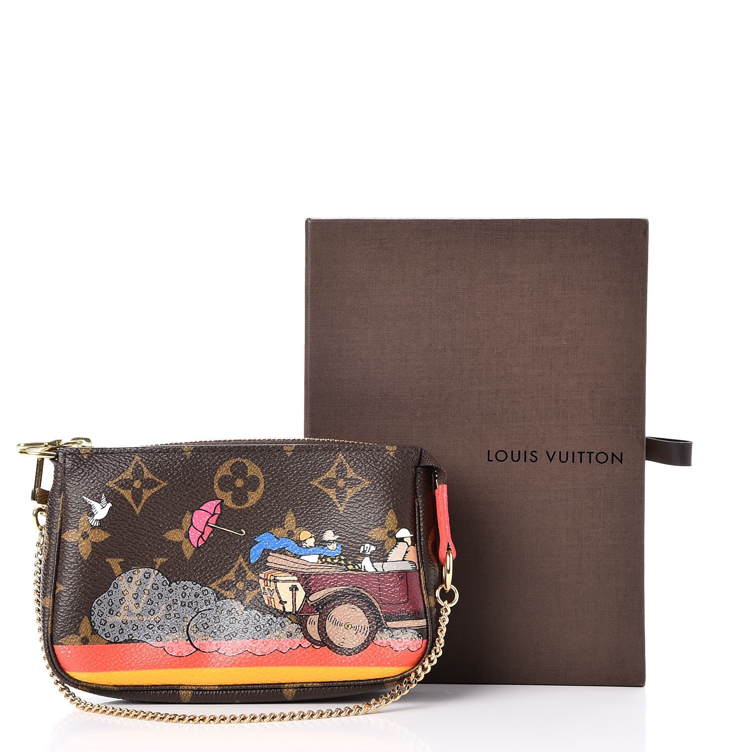 Louis Vuitton Monogram 2015 Christmas Animation Mini Pochette Accessories 8 of 8