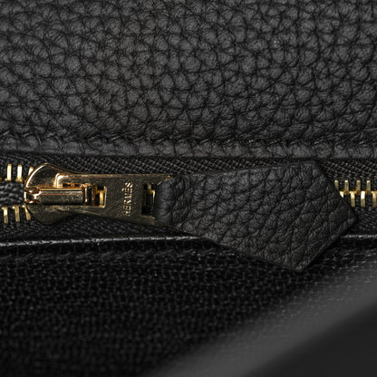 Hermes Togo Matte Alligator Kelly Retourne Touch 28 Black 21 of 39
