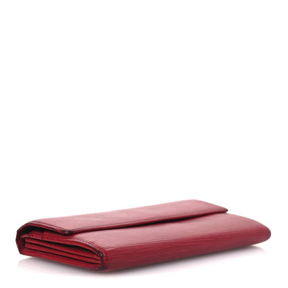 Louis Vuitton Epi Sarah Wallet Castillan Red 4 of 11