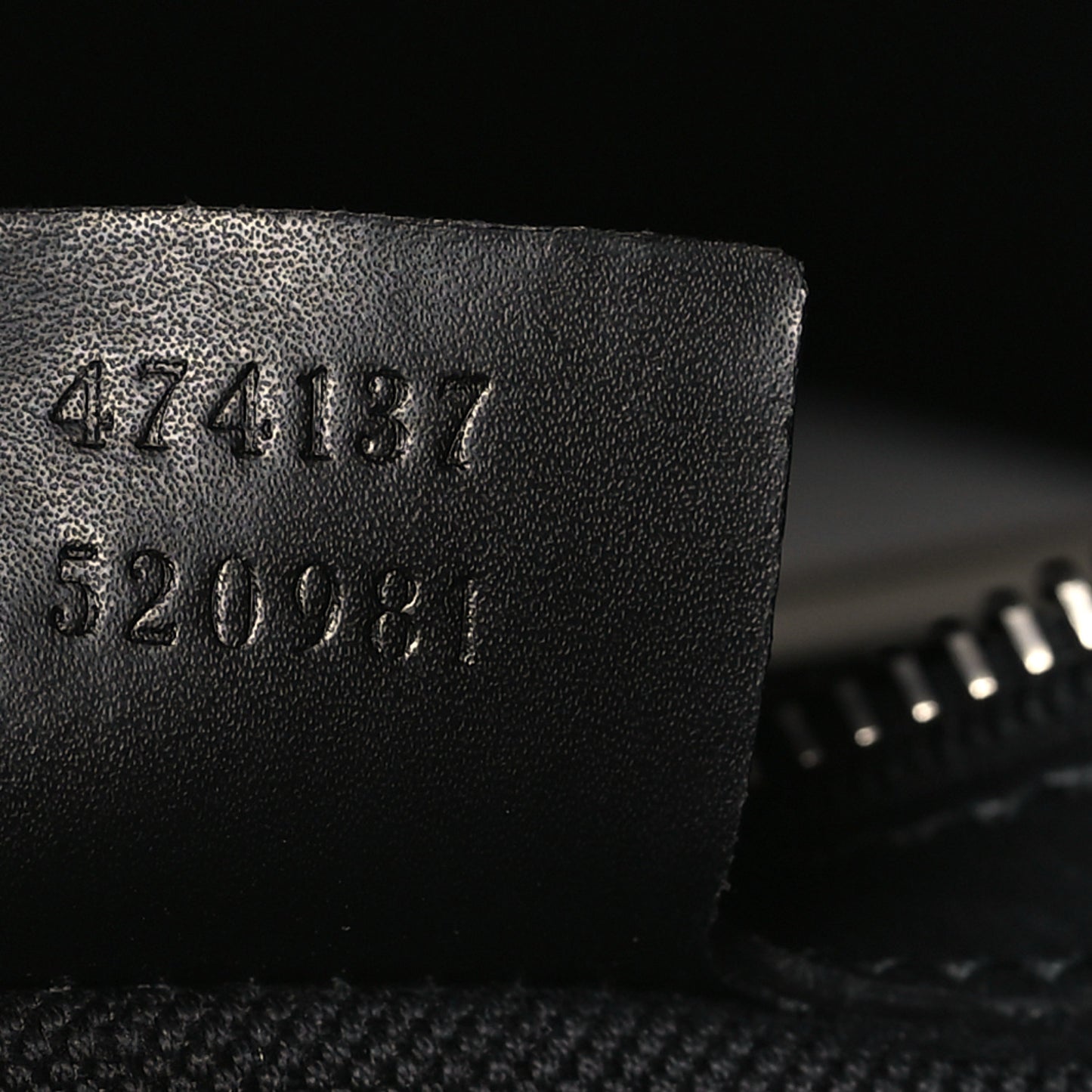 GG Supreme Monogram Appia Calfskin Web Flat Messenger Bag Black Grey