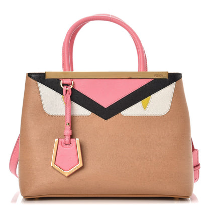 Fendi Vitello Elite Monster Petite 2Jours Tote Cuoio Lollypop Multicolor 1 of 7
