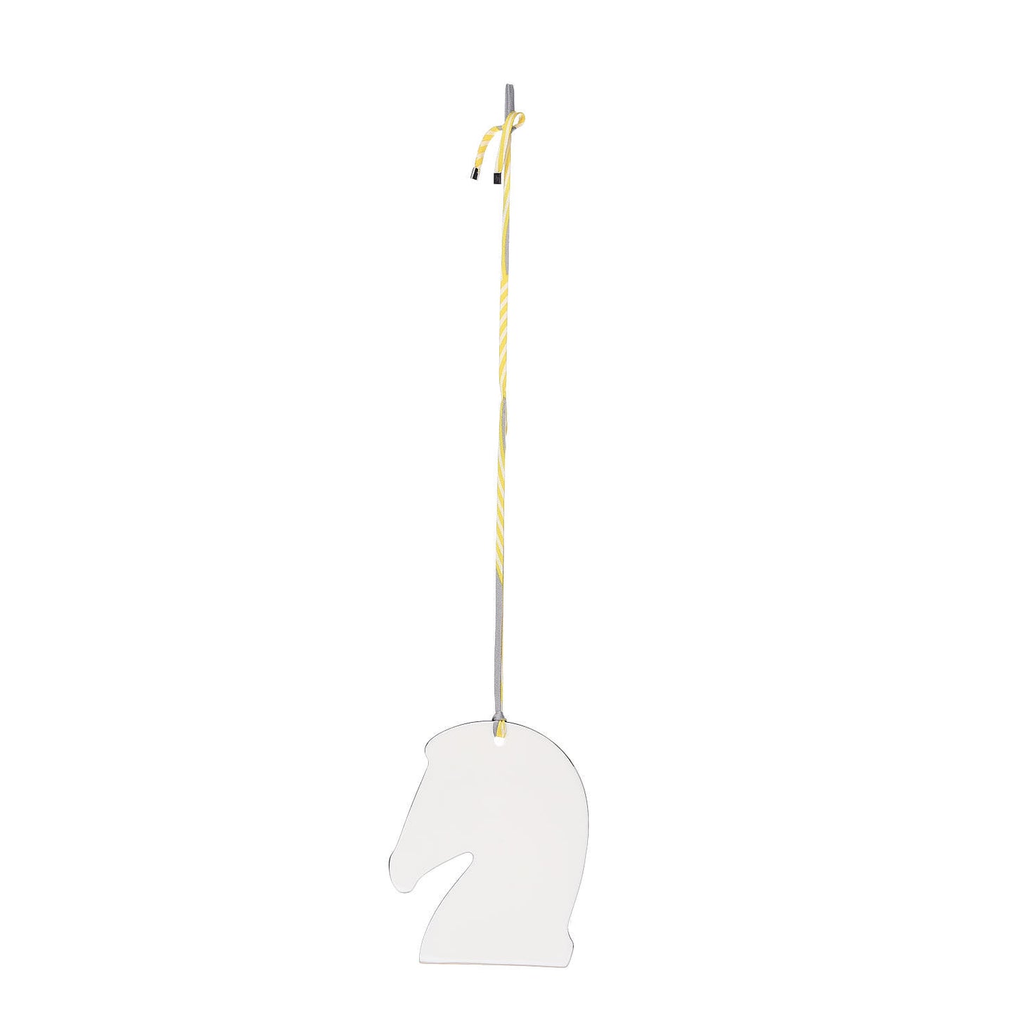 Porcelain Petit H Horse Ornament White