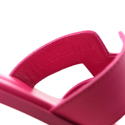 Hermes Epsom Oran Sandals 38 Rose Bougainvillea 9 of 10