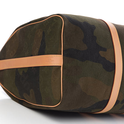 Louis Vuitton X SUPREME Monogram Camouflage Keepall Bandouliere 45 7 of 8