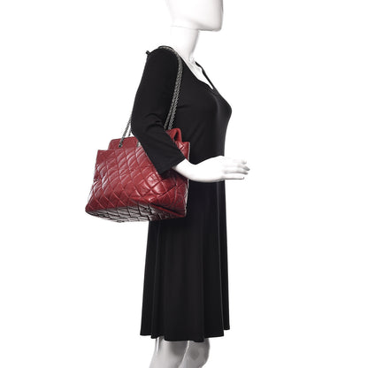 Chanel Aged Calfskin Quilted Reissue 2.55 Tote Red 2 of 11