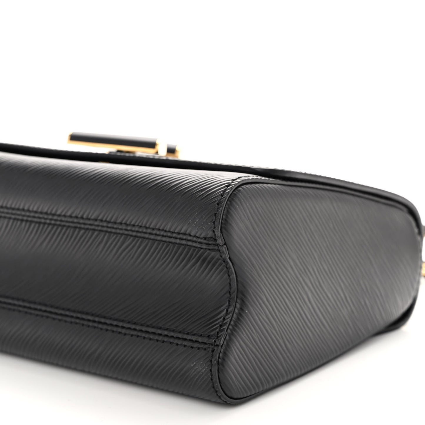 Epi Twist Shoulder Bag MM Matte Black Gold