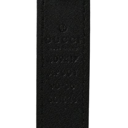 Gucci Calfskin Double G 20mm Belt 90 36 Black 3 of 7