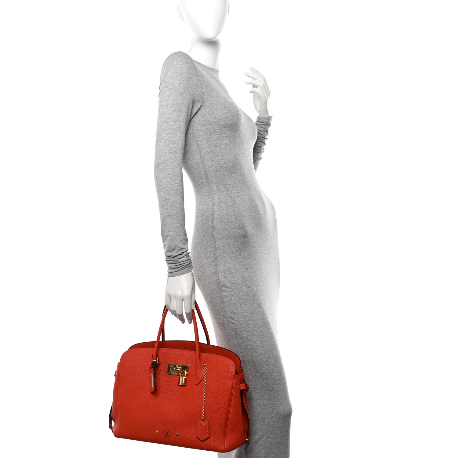 Louis Vuitton Veau Nuage Milla MM Orange 2 of 14
