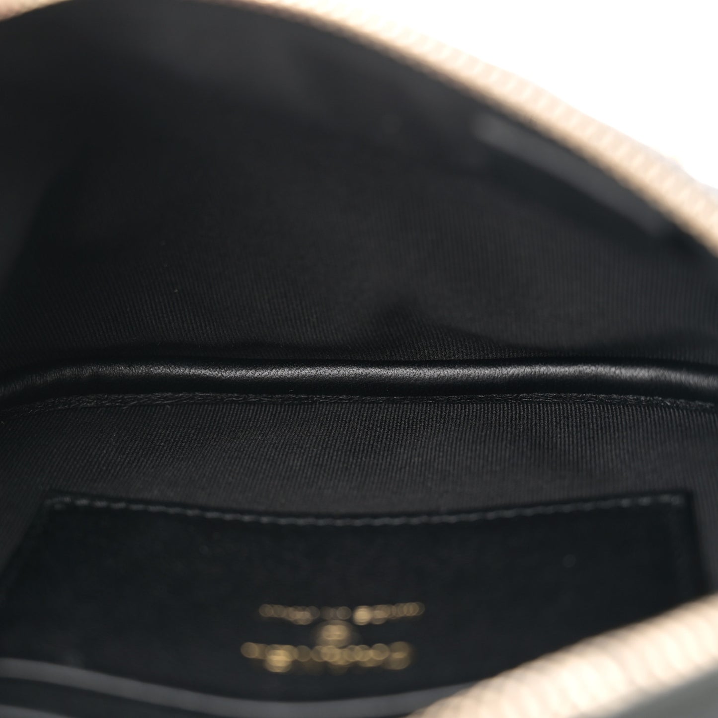 Caviar Quilted Sweetheart Belt Bag Black