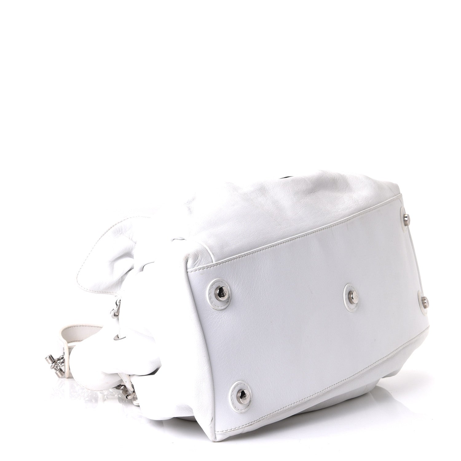 Christian Dior Lambskin Medium Le Trente Tote White 3 of 11