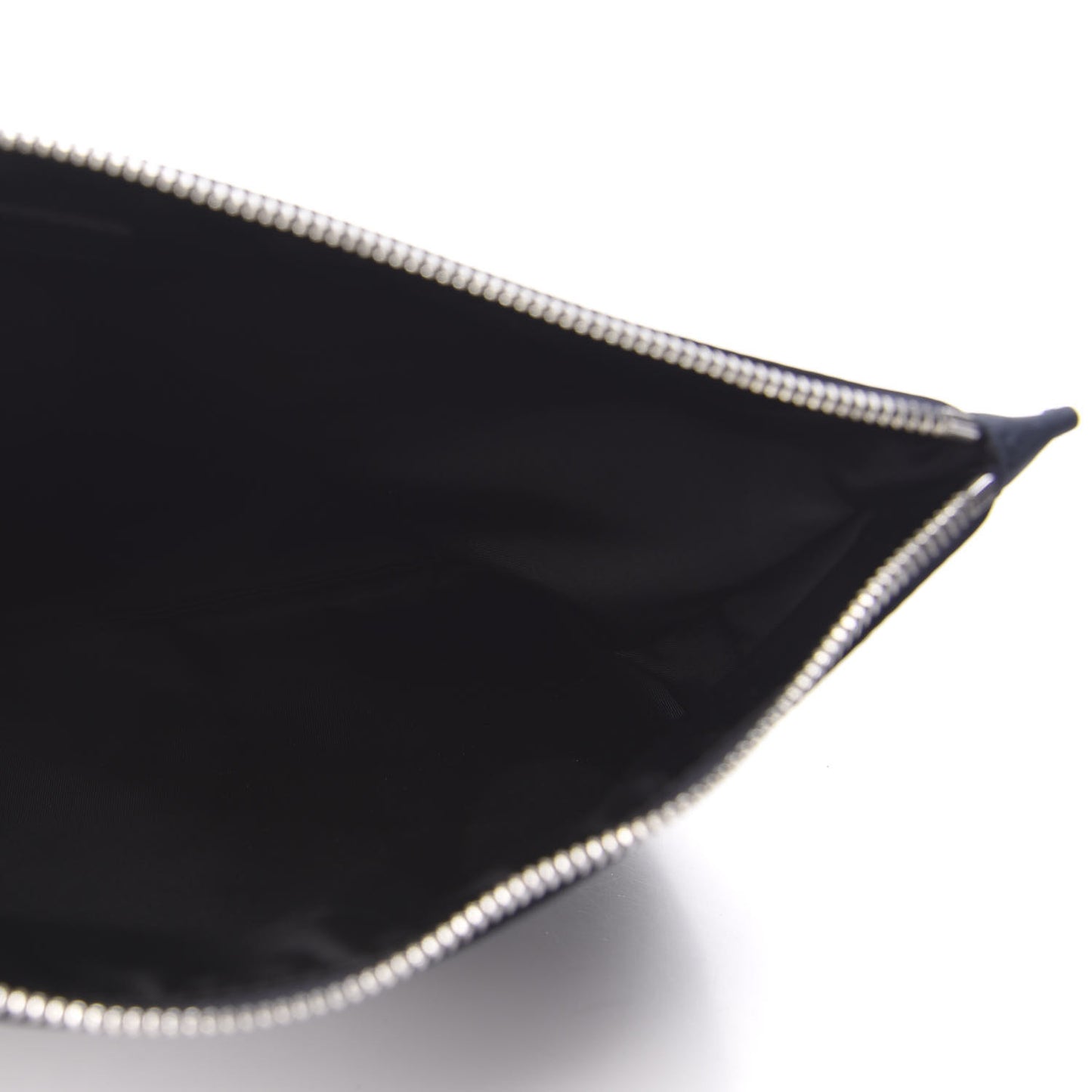 Nylon Logo Crown Pouch Blue