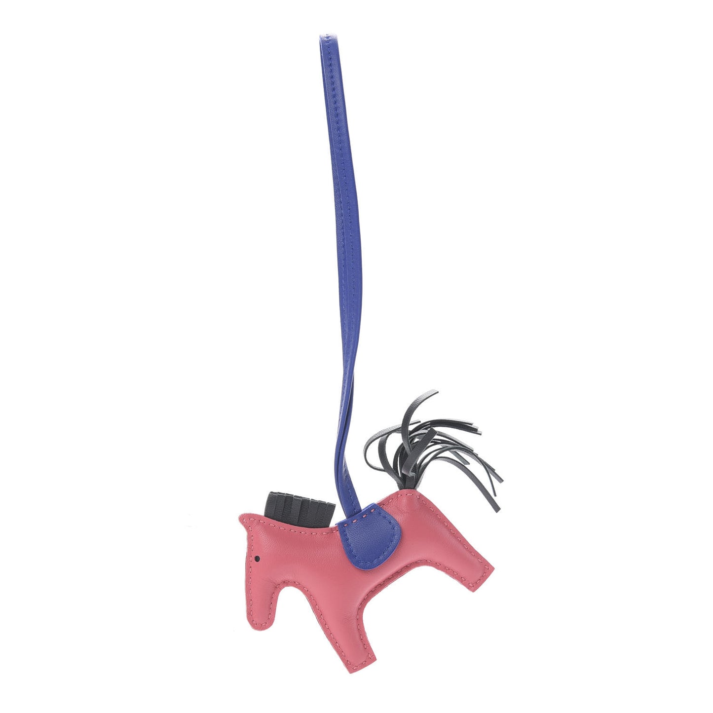 Milo Lambskin Grigri Rodeo Horse Bag Charm PM Rose Azalee Vert Cypress Bleu Electrique