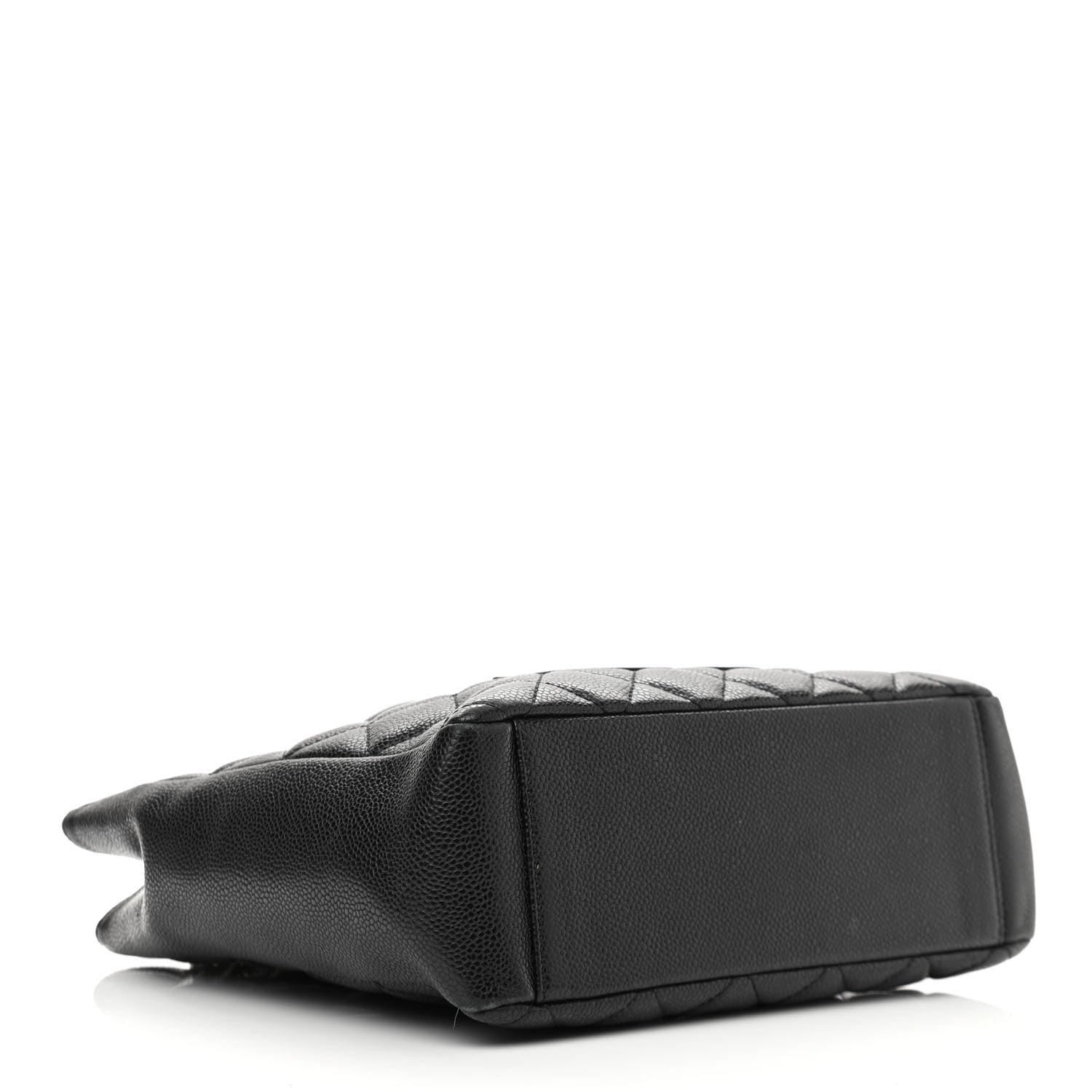 Chanel Caviar Quilted Petit Shopping Tote PST Black 4 of 12